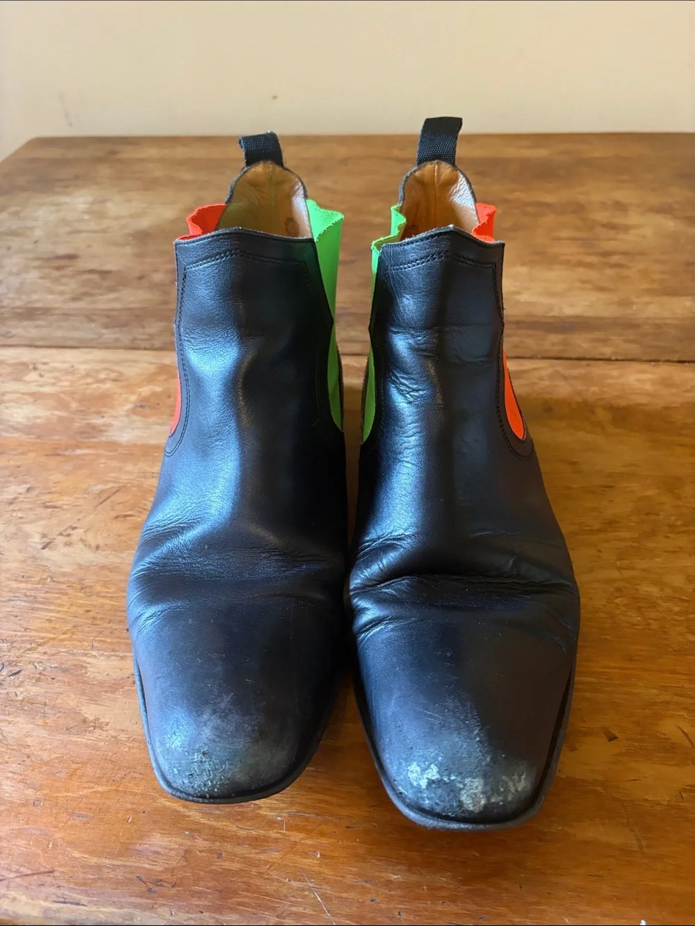 FLUEVOG MENS EXECUTOR RIGAS CHELSEA BOOTS
